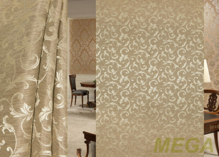 Ткани портьерные Однотон Жаккард ERT AND1330-24/150 P Jak