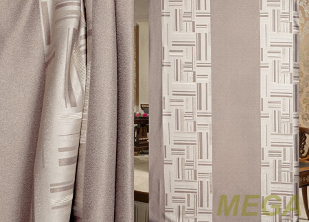 Ткани портьерные Однотон Жаккард KT BMTH 2-03/280 P Jak