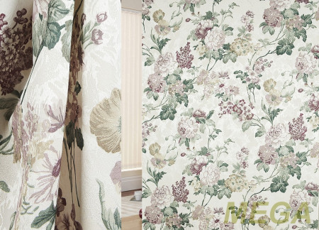 Ткани портьерные Печать Жаккард ERT DP3079-V1/150 P Pech