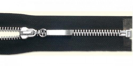 Молния металл никель Т-8 1 замок Разъемная 60см в Ижевске