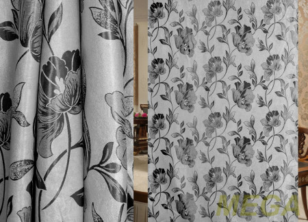 Ткани портьерные Жаккард Блэкаут ERT SBJ330-22/280 Bl