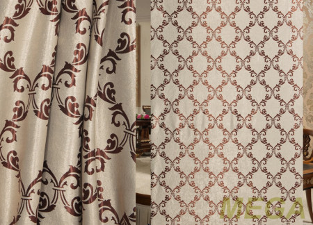 Ткани портьерные Жаккард Блэкаут JL BKJ-1474-23/280 Bl