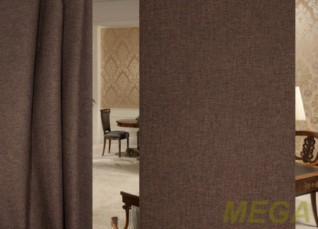 Ткани портьерные Однотон Блэкаут HT RUSTIK-3/280 L Bl