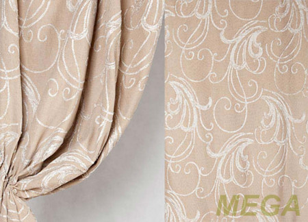 Ткани портьерные Вышивка Лен HH PD1789-2-9/280 LB