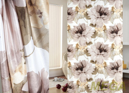 Ткани портьерные Печать Сатен JL SFP04-2/280 P Pech