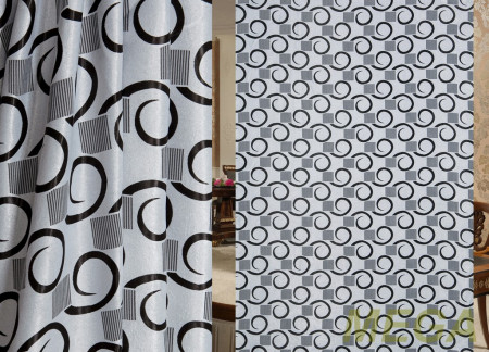 Ткани портьерные Жаккард Блэкаут JL BKJ-1312-102/280 Bl