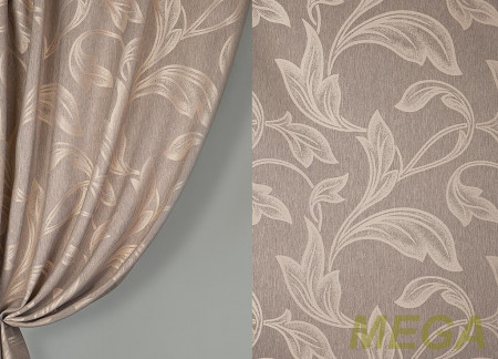 Ткани портьерные Однотон Жаккард LL KAPE 87 V01-H0110/280 P