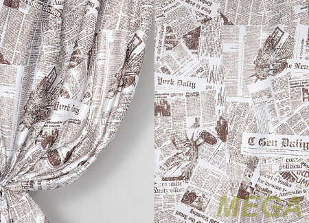 Ткани портьерные Печать Сатен ERT ST1072-1/280 P Pech