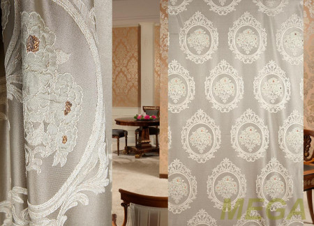 Ткани портьерные Многоцвет Жаккард KDY KW125-7/280 PJac