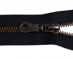 Молния металл Т-5 1 замок 18см (100шт) оксид