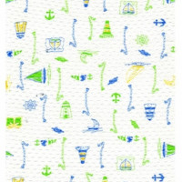 Полотно трикотажное Кулирка 30/1 набивная в рулоне  в Ижевске