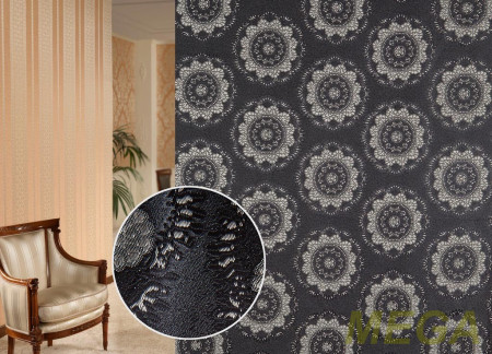 Ткани портьерные Рельеф Жаккард HXN HXC312-01/280 P Jak