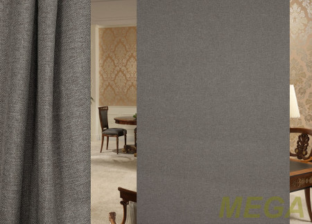 Ткани портьерные Однотон Лен ZG 103-8/280 L BL